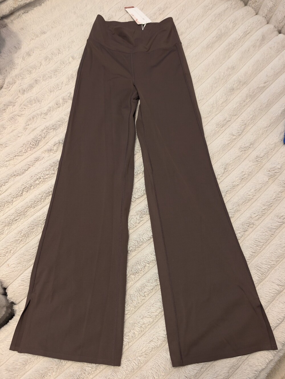 Travis Mathew High-Waist Brown Wide-Leg Yoga Pants Sz: XS NWT